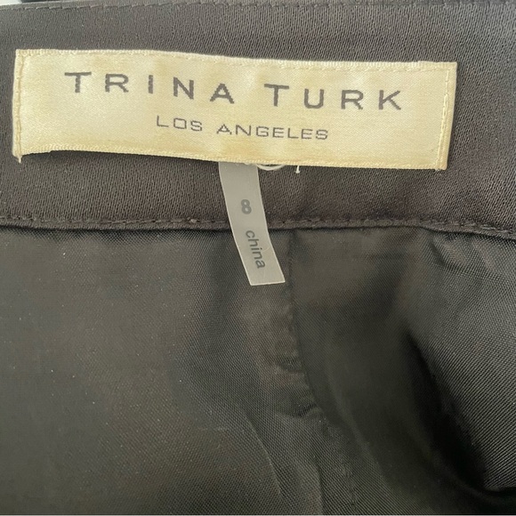 Trina Turk Black Silver Dark Navy Sequin‎ Mini Skirt - Picture 4 of 5